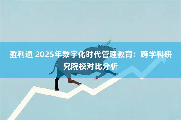 盈利通 2025年数字化时代管理教育:跨学科研究院校对比分析